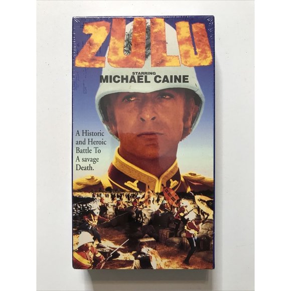 ZULU Michael Caine New Sealed VHS - Picture 1 of 3